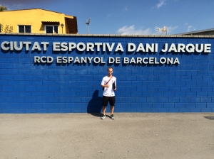 At Espanyol's training ground
